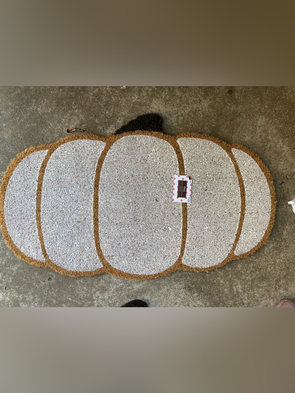 New Pumpkin Doormat
